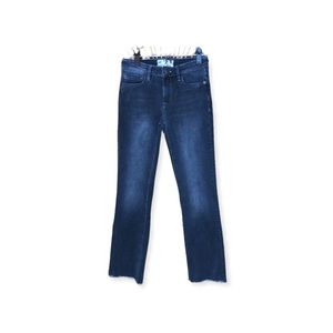 FREE PEOPLE Great Heights Jeans Kick Flare Crop Blue Womens Size 24
